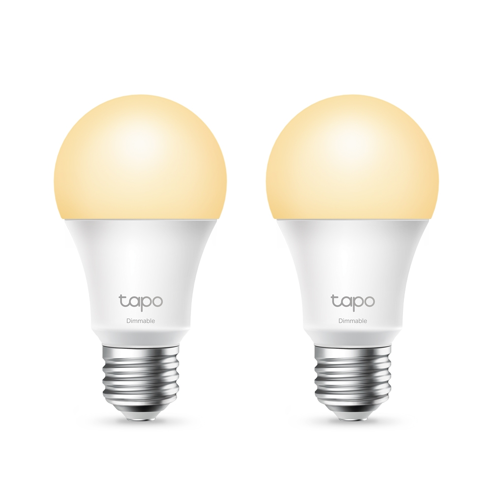 Tapo L510E Smart Wi-Fi Bulb, E27 — Warm White, Dimmable (2-Pack)